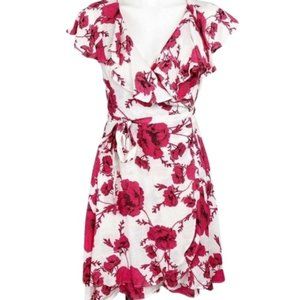 Free People Floral Wrap Dress. New With Tickets Size Large